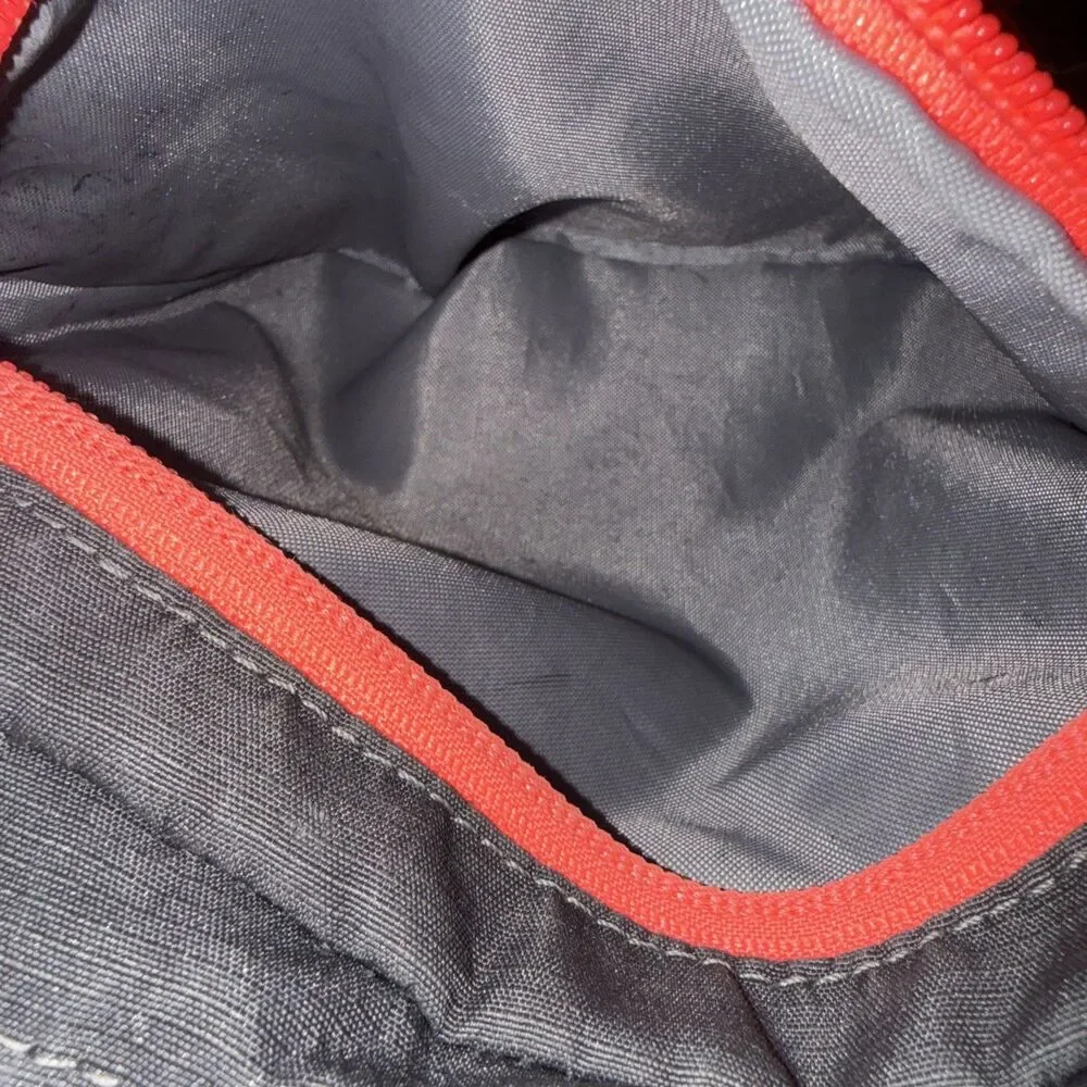 North Face Backpack Borealis Gray Pink Coral Backpack. see Description.